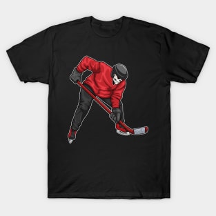 Skeleton Ice hockey Ice hockey stick T-Shirt